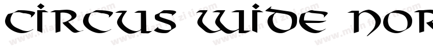 Circus Wide Normal字体转换